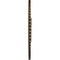 Ekena Millwork Melonie Ceiling Medallion (Fits Canopies up to 6 1/4"), Hand-Painted Brass, 36 1/4"OD x 1 7/8"P CM36MEBRS - alternate 4